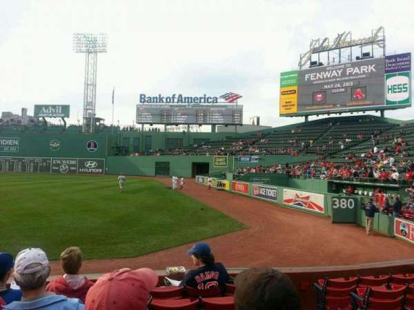 Fenway Park, section: Right Field Box 4, row: n, seat: 4