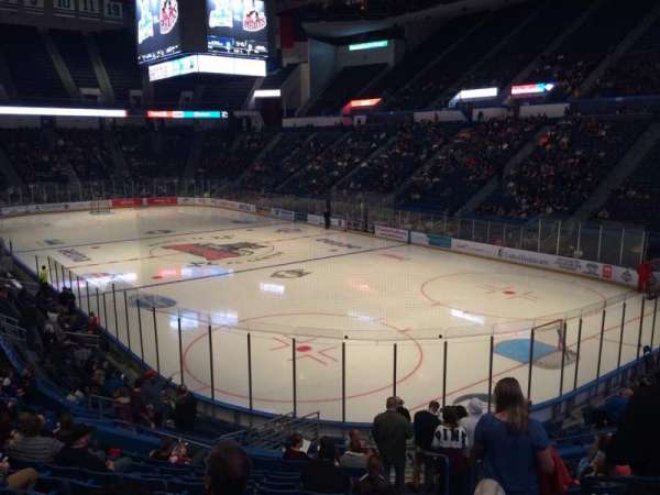 PeoplesBank Arena, section: 124, row: U, seat: 2