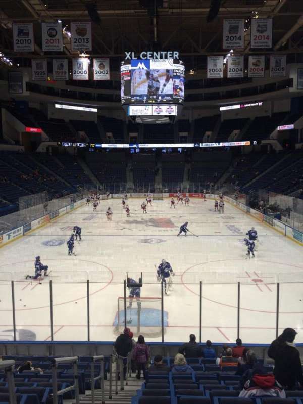 PeoplesBank Arena, section: 109, row: S, seat: 11