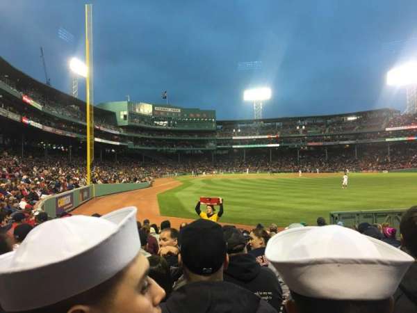 Fenway Park, section: Right Field Box 1, row: M, seat: 13