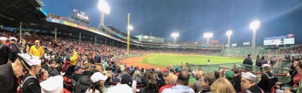 Fenway Park, section: Right Field Box 1, row: M, seat: 13