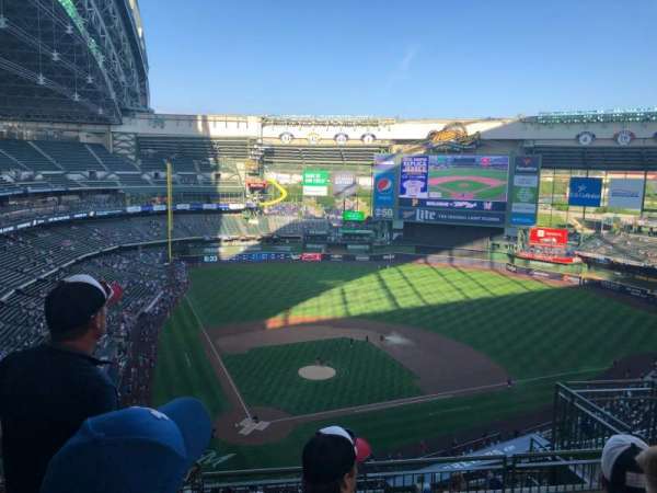 American Family Field, section: 419, row: 13, seat: 9