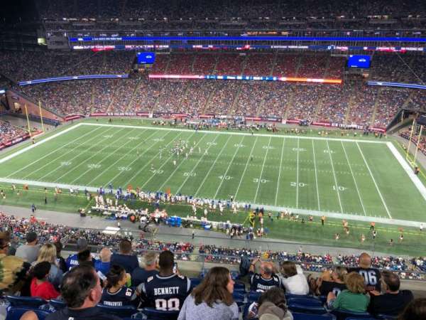 Gillette Stadium, section: 329, row: 6, seat: 13