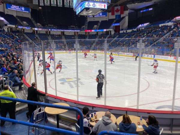 PeoplesBank Arena, section: 123, row: H, seat: 11