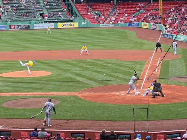 Fenway Park, section: Field Box 24, row: 10, seat: 6