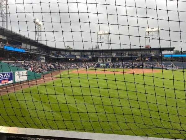 Dunkin' Park, section: 127, row: 1, seat: 9