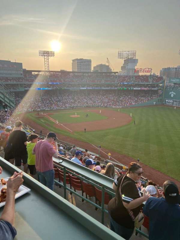 Fenway Park, section: Terrace, row: A, seat: 9