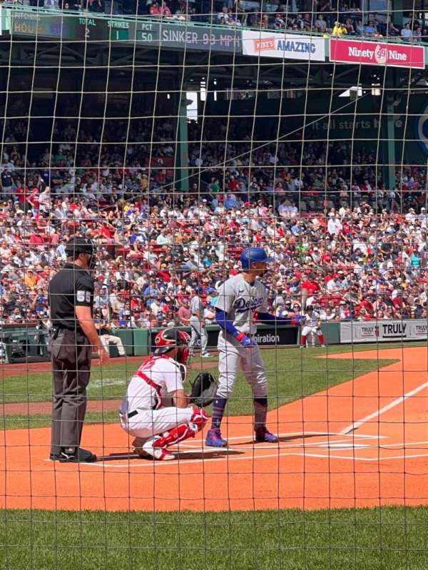 Fenway Park, section: Field Box 37, row: B, seat: 4