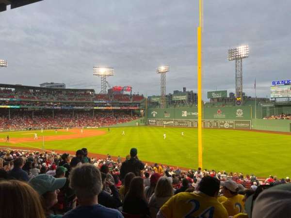 Fenway Park, section: Grandstand 7, row: 20, seat: 21
