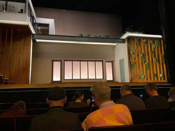 Hudson Theatre, section: Orchestra C, row: F, seat: 109