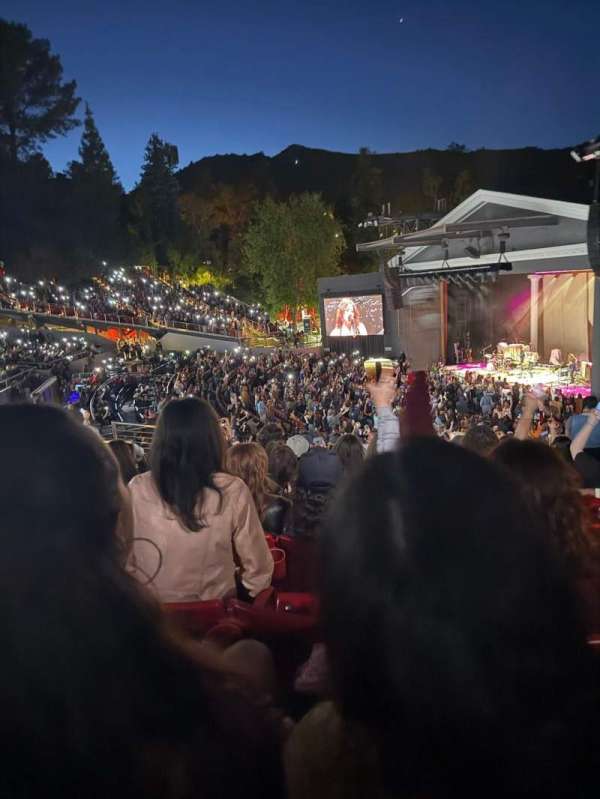 The Greek Theatre, section: South Terrace, row: G, seat: 54