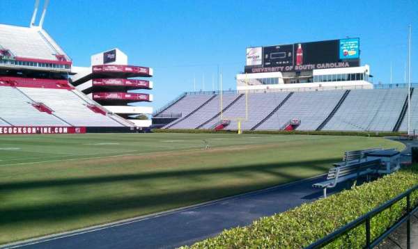 Williams-Brice Stadium, section: 20, row: A2, seat: 10