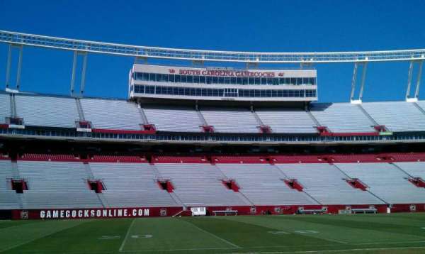 Williams-Brice Stadium, section: 20, row: A2, seat: 10