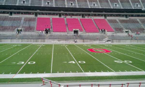 Ohio Stadium, section: 22A, row: 1, seat: 24