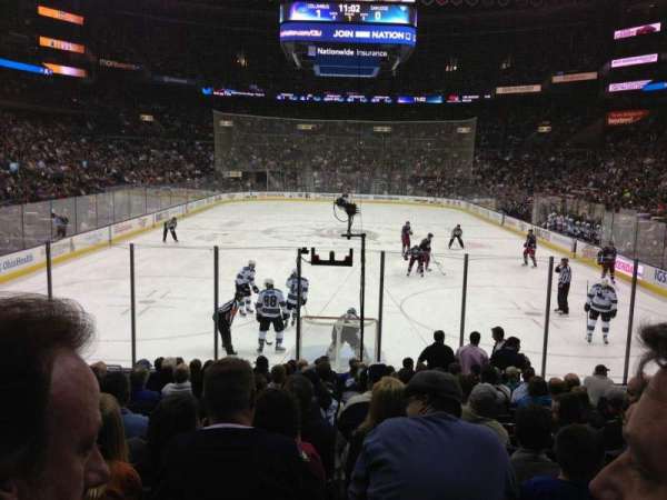 Nationwide Arena, section: 109, row: P, seat: 9