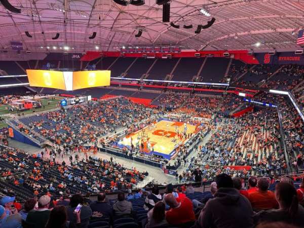 JMA Wireless Dome, section: 314, row: V, seat: 16
