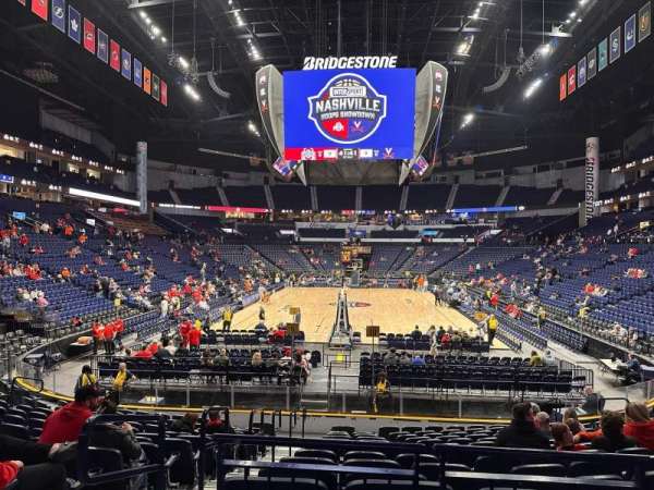 Bridgestone Arena, section: 101, row: C, seat: 20