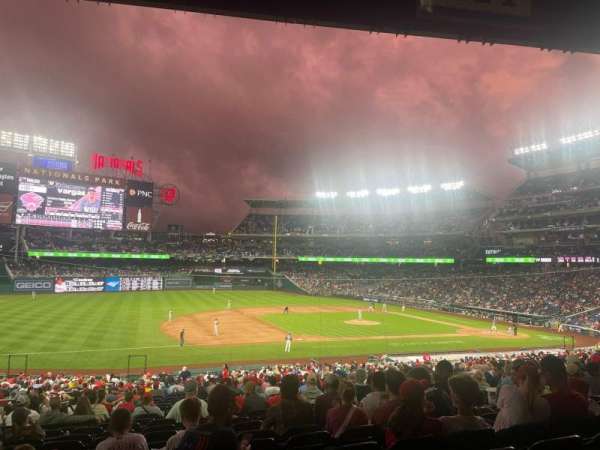 Nationals Park, section: 114, row: NN, seat: 14