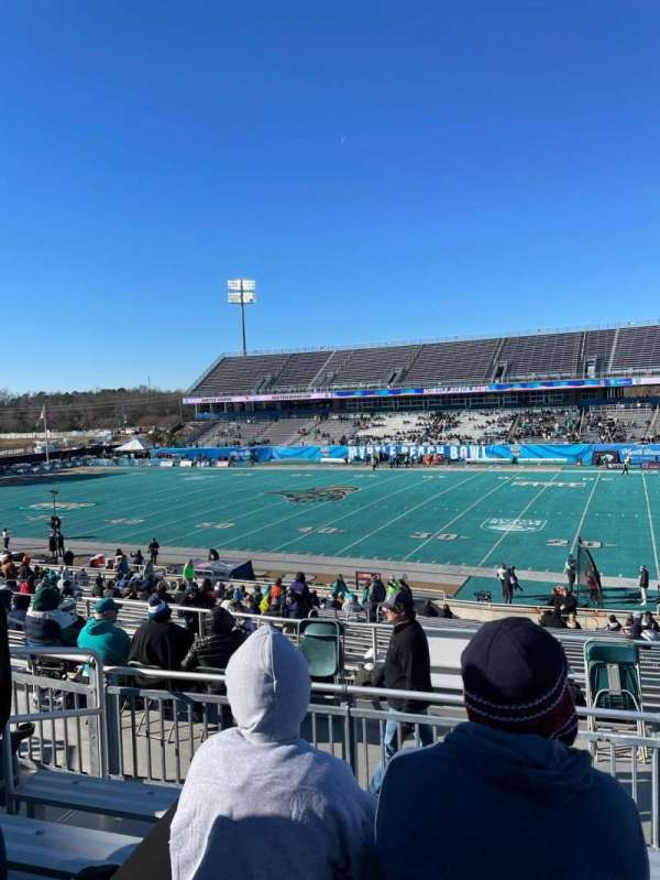 Brooks Stadium, section: 209, row: E, seat: 11
