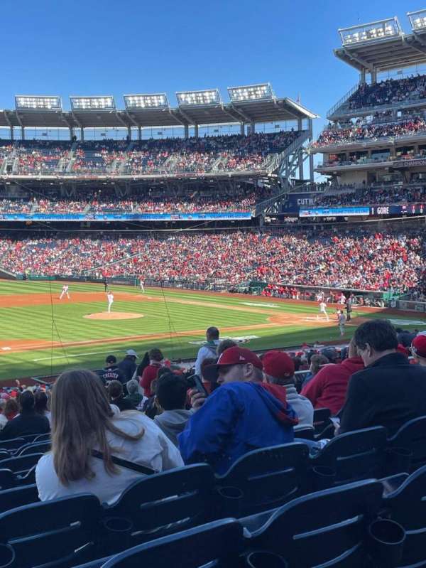 Nationals Park, section: 114, row: MM, seat: 15