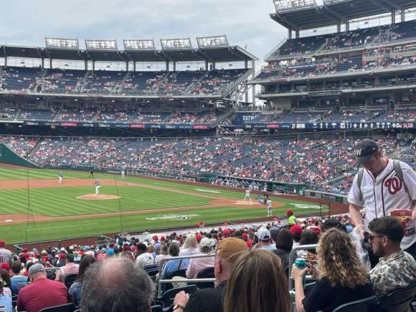 Nationals Park, section: 114, row: NN, seat: 8
