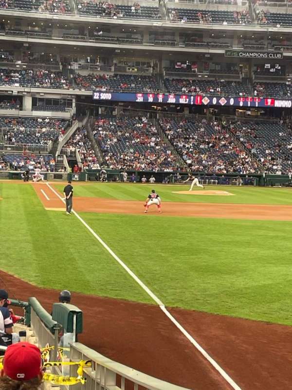 Nationals Park, section: 137, row: T