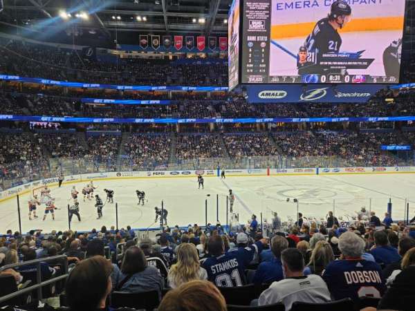Benchmark International Arena, section: 102, row: V, seat: 15