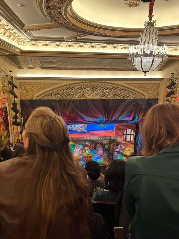 James Earl Jones Theatre, section: Balcony C, row: H, seat: 102