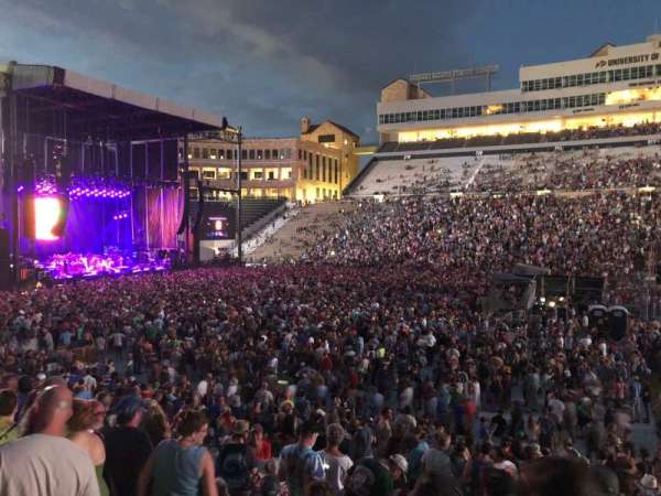Folsom Field, section: 105, row: 27