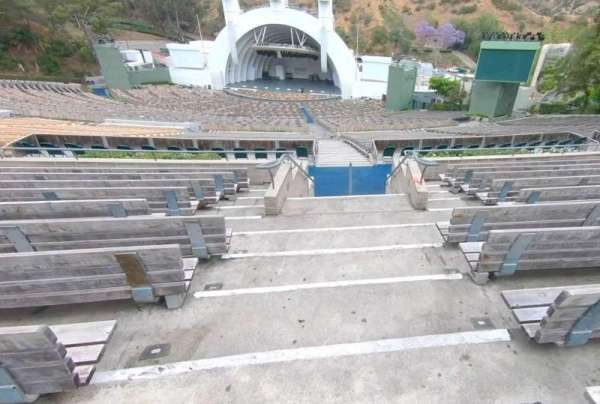 Hollywood Bowl, section: L2, row: 9
