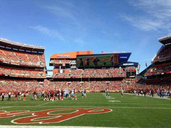 Huntington Bank Field, section: 148, row: A, seat: 7
