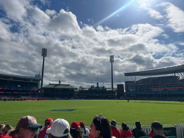 Sydney Cricket Ground, section: Bay 12, row: H, seat: 8