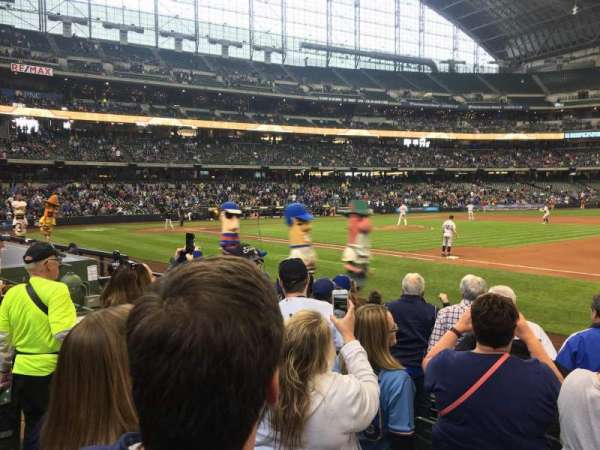 American Family Field, section: 111, row: 7, seat: 6