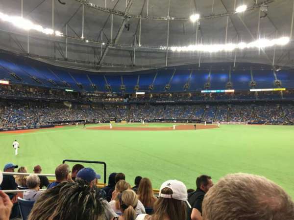 Tropicana Field, section: 146, row: Y, seat: 3