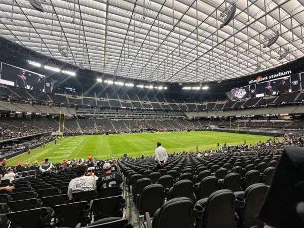 Allegiant Stadium, section: 138, row: 30, seat: 1