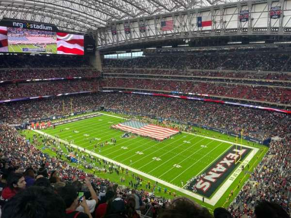 NRG Stadium, section: 603, row: H, seat: 9
