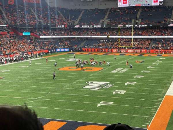 JMA Wireless Dome, section: 209, row: J, seat: 18