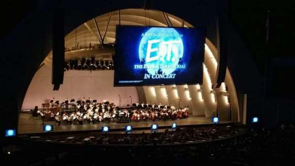 Hollywood Bowl, section: K1, row: 15, seat: 2