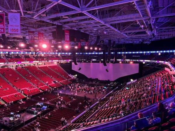 Lenovo Center, section: 225, row: 1, seat: 3
