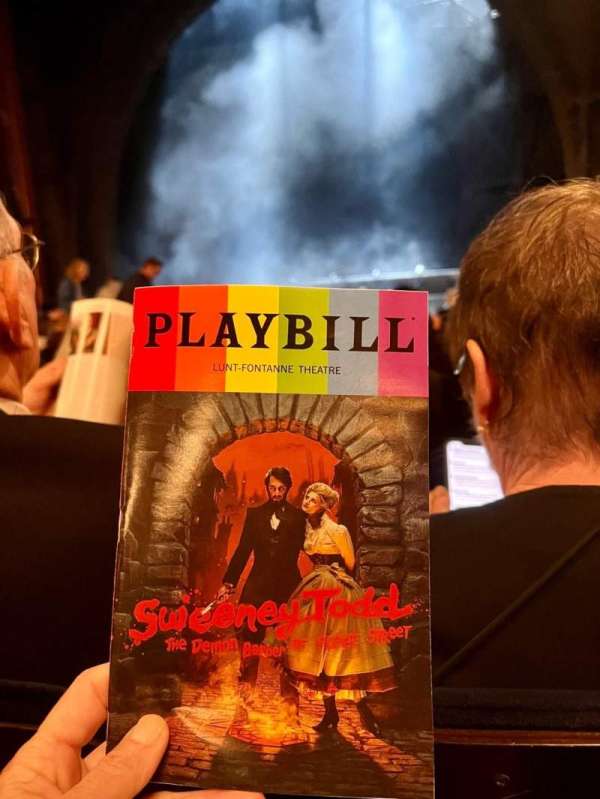 Lunt-Fontanne Theatre, section: Orchestra R, row: Q, seat: 8