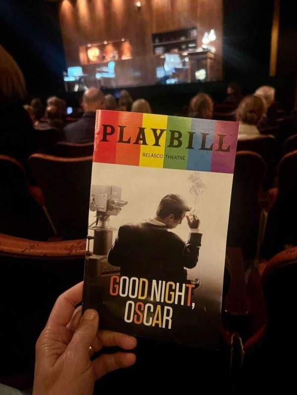 Belasco Theatre, section: Orchestra R, row: H, seat: 8