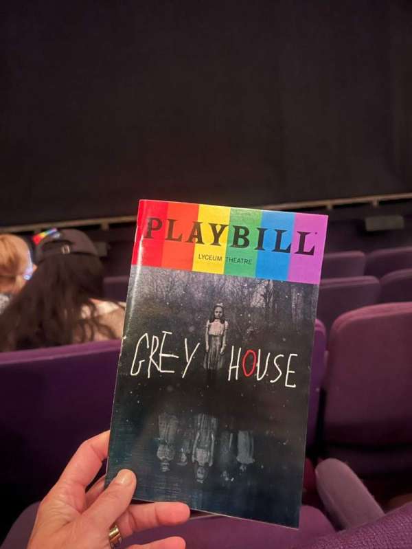 Lyceum Theatre, Broadway, section: Orchestra C, row: D, seat: 109