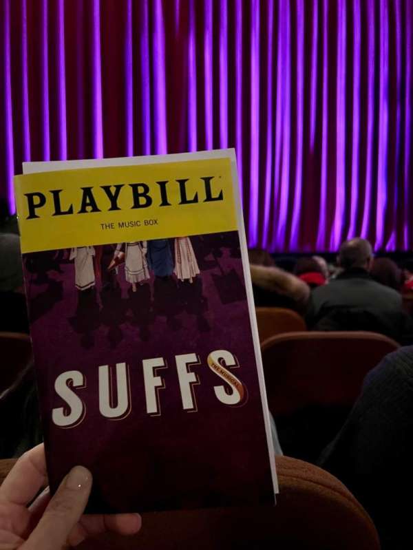 Music Box Theatre, section: Orchestra C, row: H, seat: 113