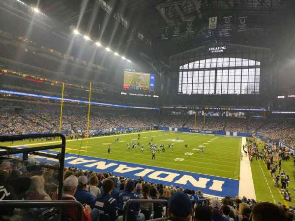 Lucas Oil Stadium, section: 124, row: 26N, seat: 24