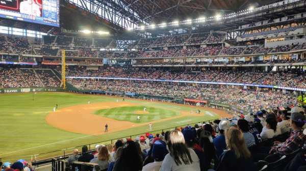 Globe Life Field, section: 105, row: 12, seat: 19
