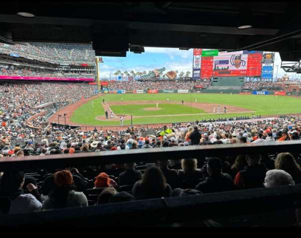 Oracle Park, section: 112, row: 42, seat: 3