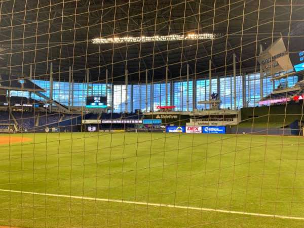 LoanDepot Park, section: 3, row: D, seat: 1