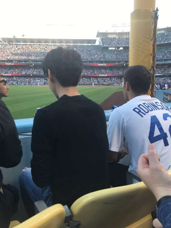 Dodger Stadium, section: 49FD, row: A, seat: 14