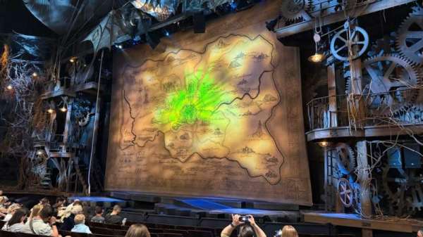 Gershwin Theatre, section: Orchestra R, row: F, seat: 12