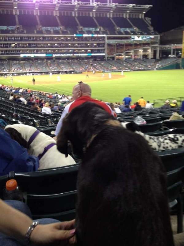 Progressive Field, section: 119, row: BB, seat: 2
